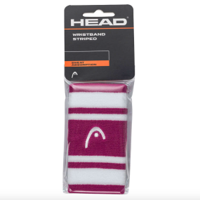 HEAD WRISTBAND PINK/WHITE